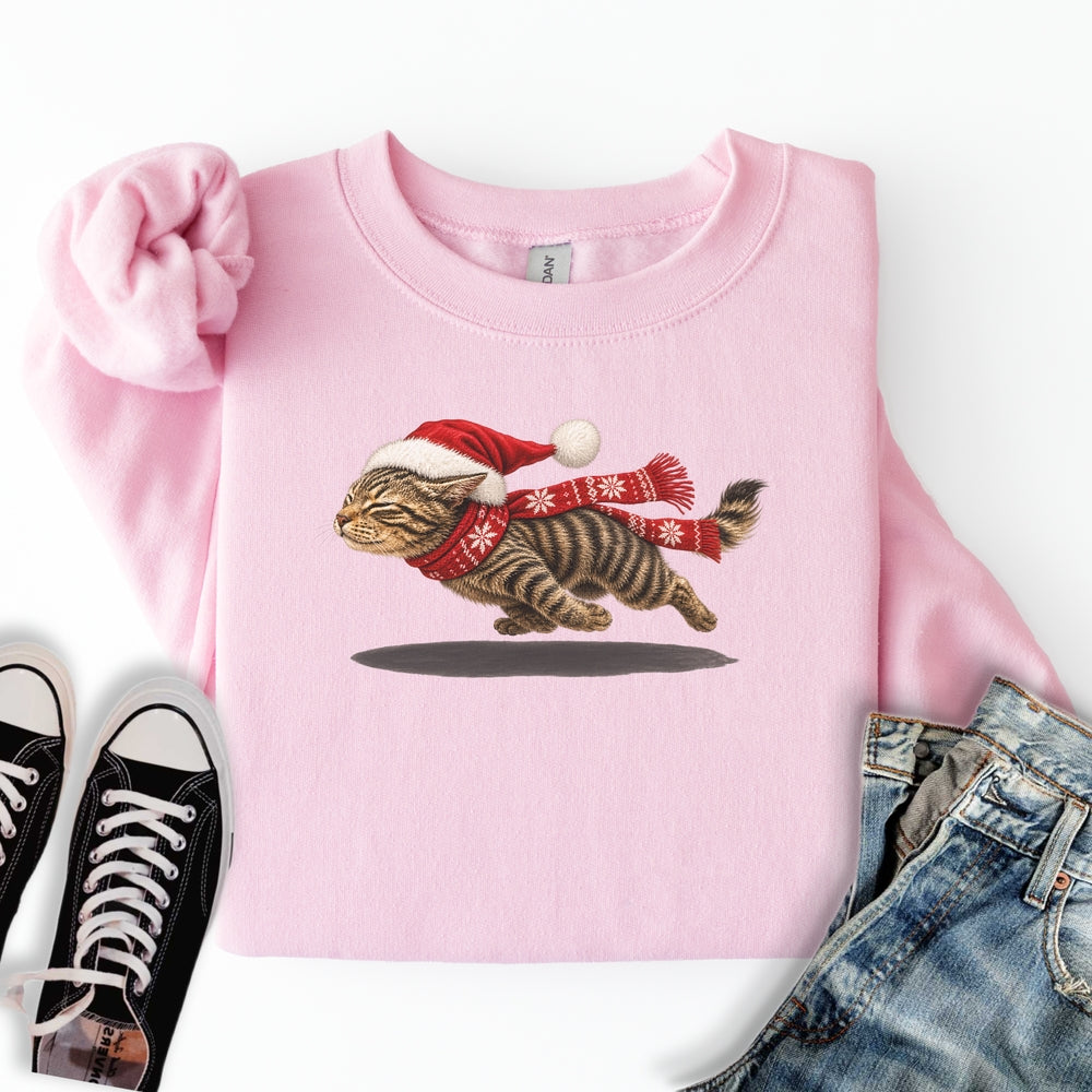 Christmas Zoomies Cat Sweatshirt