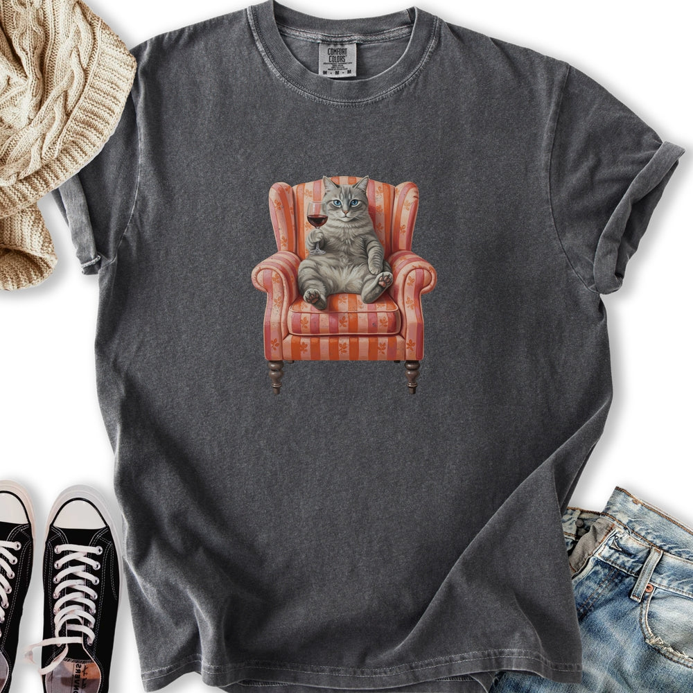 Gray Tabby Chair T-Shirt
