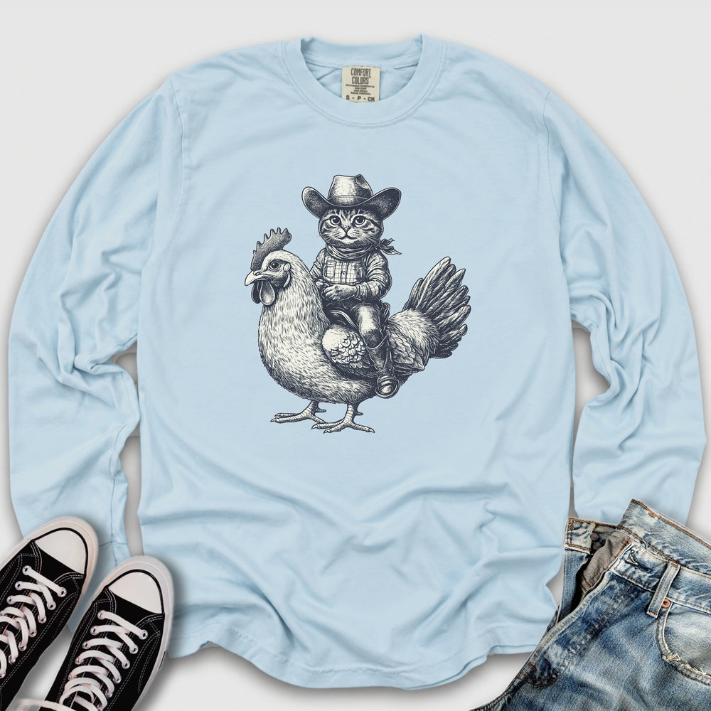 Cat Chicken Long Sleeve Tee