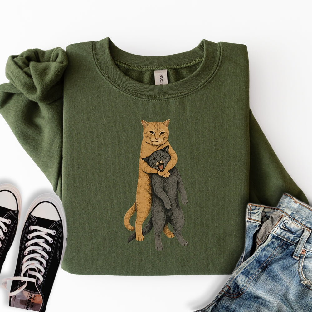 Cat Headlock Sweatshirt