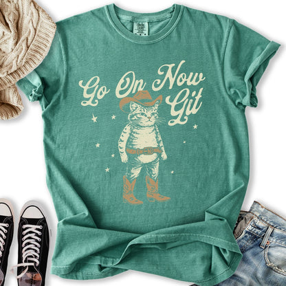 Go On Now Git Cat T-Shirt