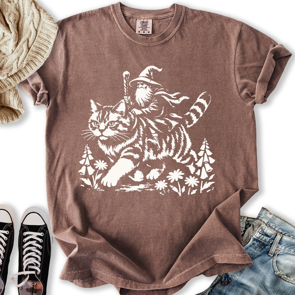 Wizard Cat Rider T-Shirt