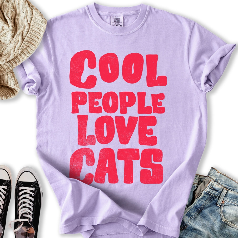 Cool People Love Cats T-Shirt