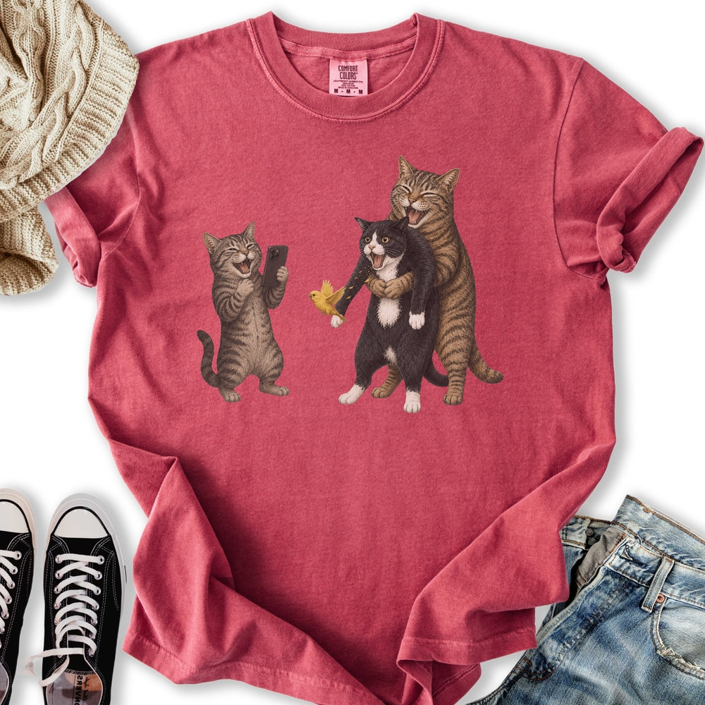 Cat Heimlich Prank T-Shirt
