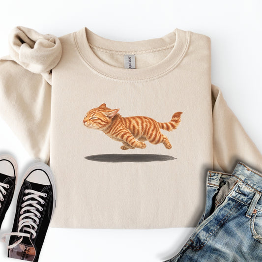 Orange Tabby Zoomies Sweatshirt