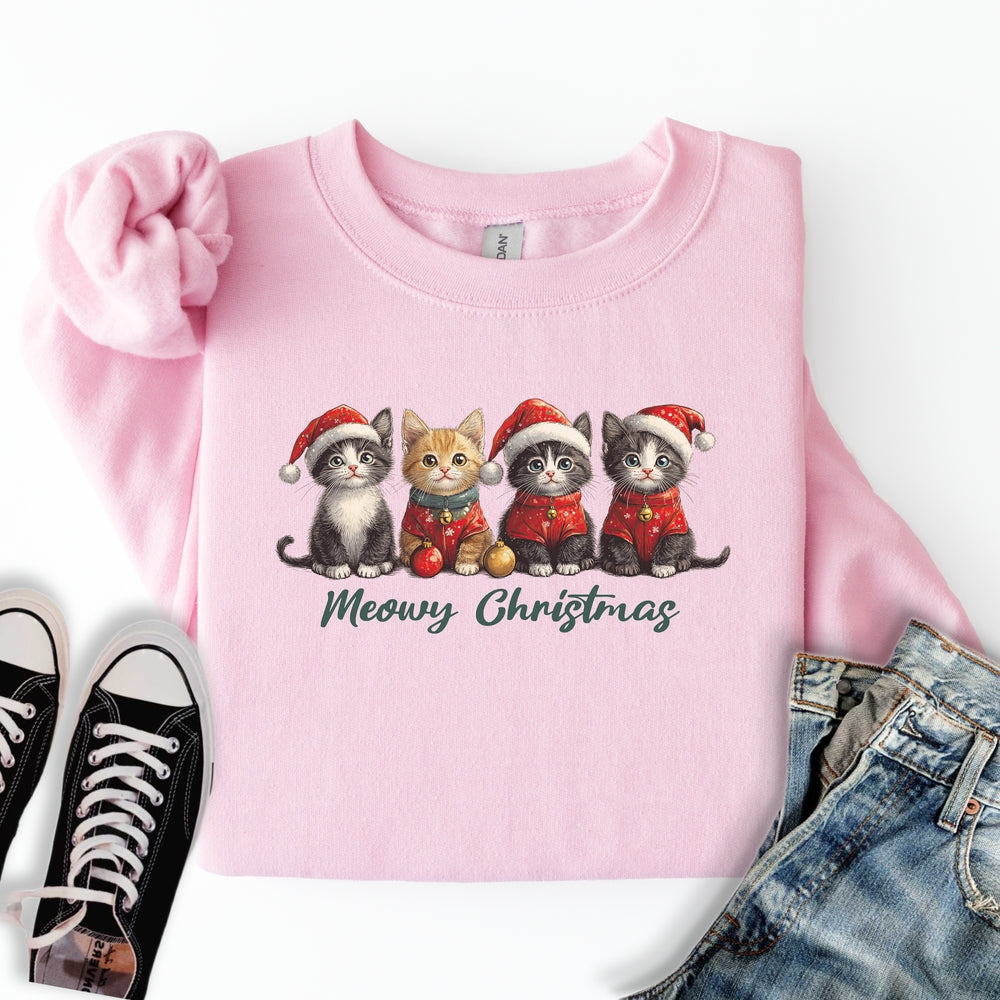 Christmas Cats Sweatshirt