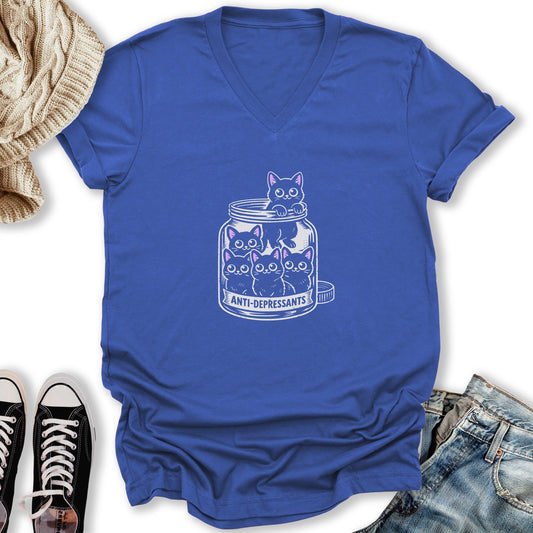 Antidepressants V-Neck Tee