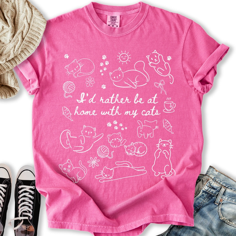 Home with my Cats T-Shirt