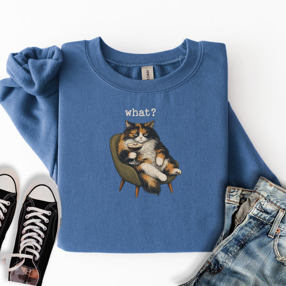 Grumpy Calico Cat Sweatshirt