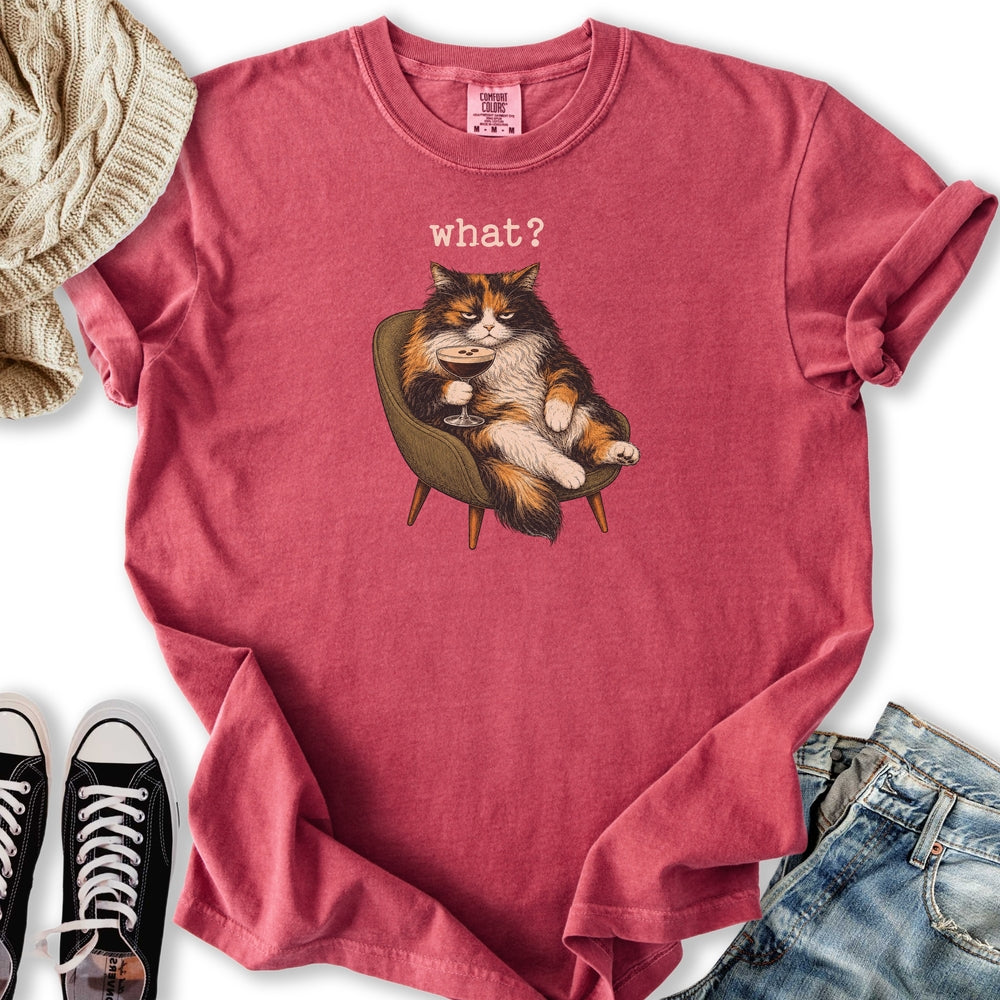 Grumpy Calico Cat T-Shirt