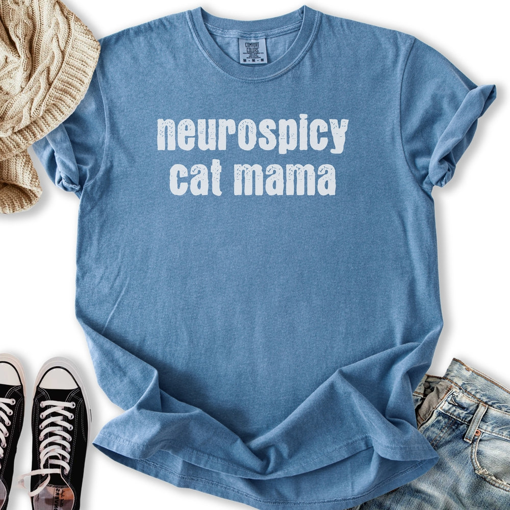 Neurospicy Cat Mama Relaxed Tee