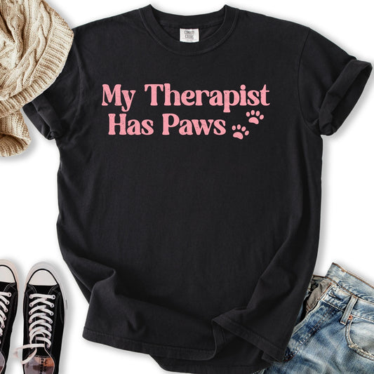 My Therapist Has Paws T-shirt