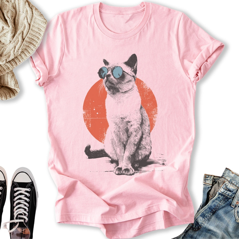 Retro Sunset Siamese Classic Tee