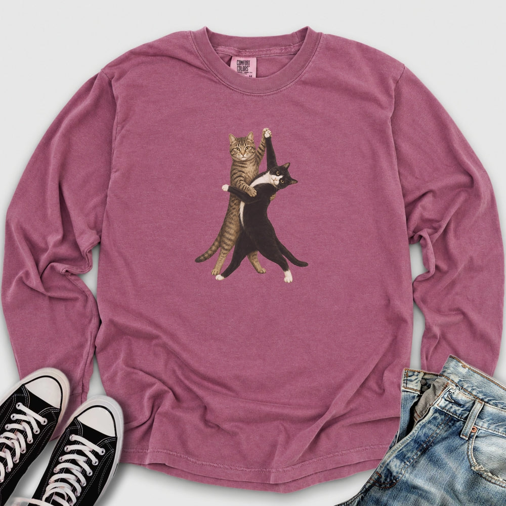 Ballroom Cats Long Sleeve Tee
