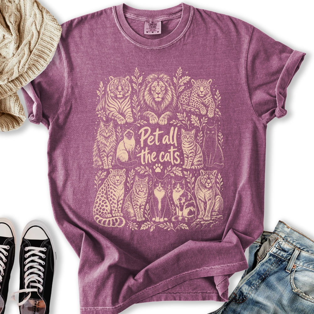 Pet The Cats Relaxed Tee