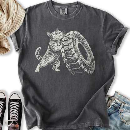 Strongman Cat Relaxed Tee