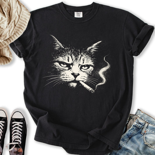 Grunge Cat T-Shirt