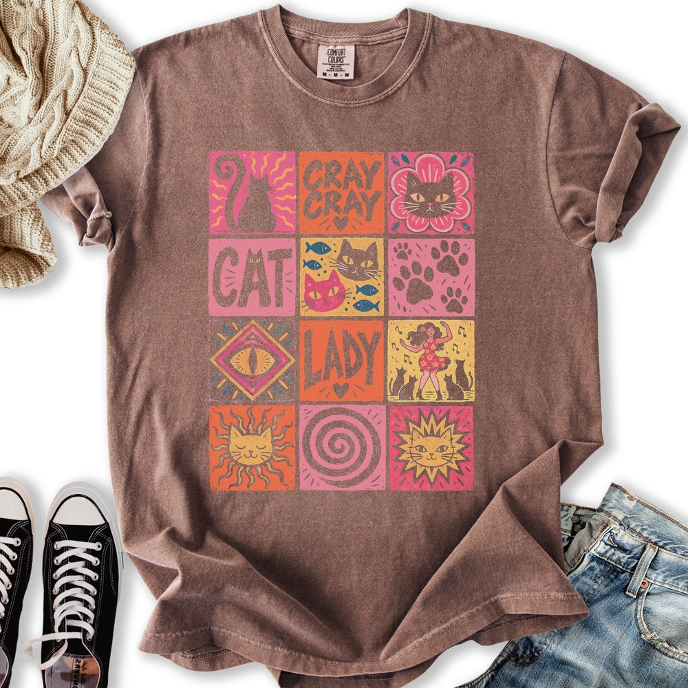 Cray Cray Cat Lady Relaxed Tee