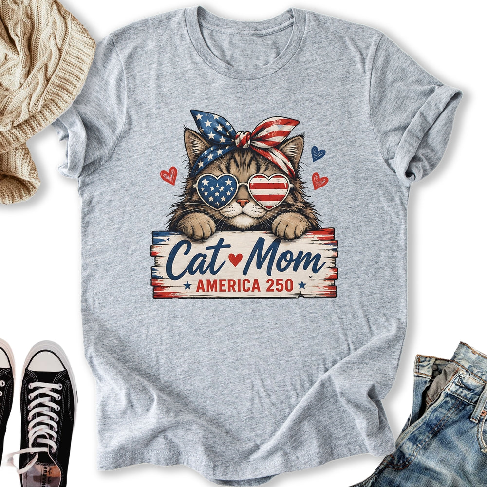 Cat Mom America Classic Tee