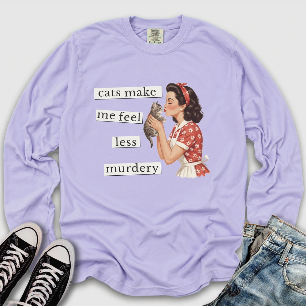 Less Murdery Long Sleeve Tee
