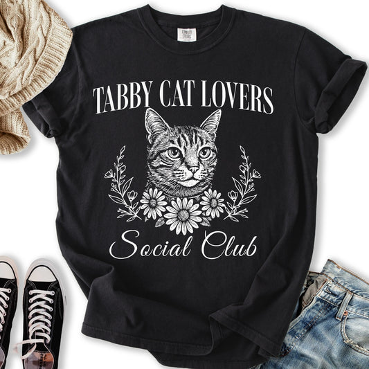 Tabby Cat Social Club T-Shirt
