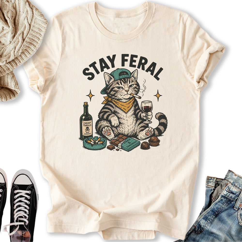 Stay Feral Cat Classic Tee
