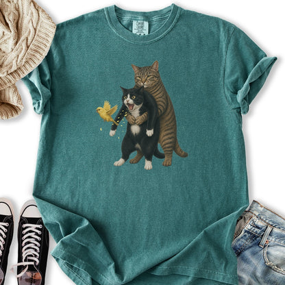 Cat Heimlich Maneuver T-Shirt