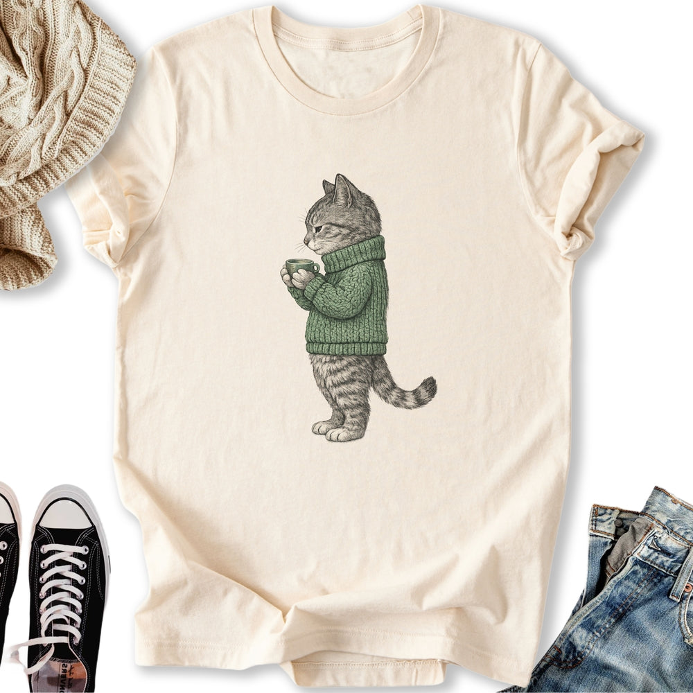 Cozy Tabby Cat Classic Tee