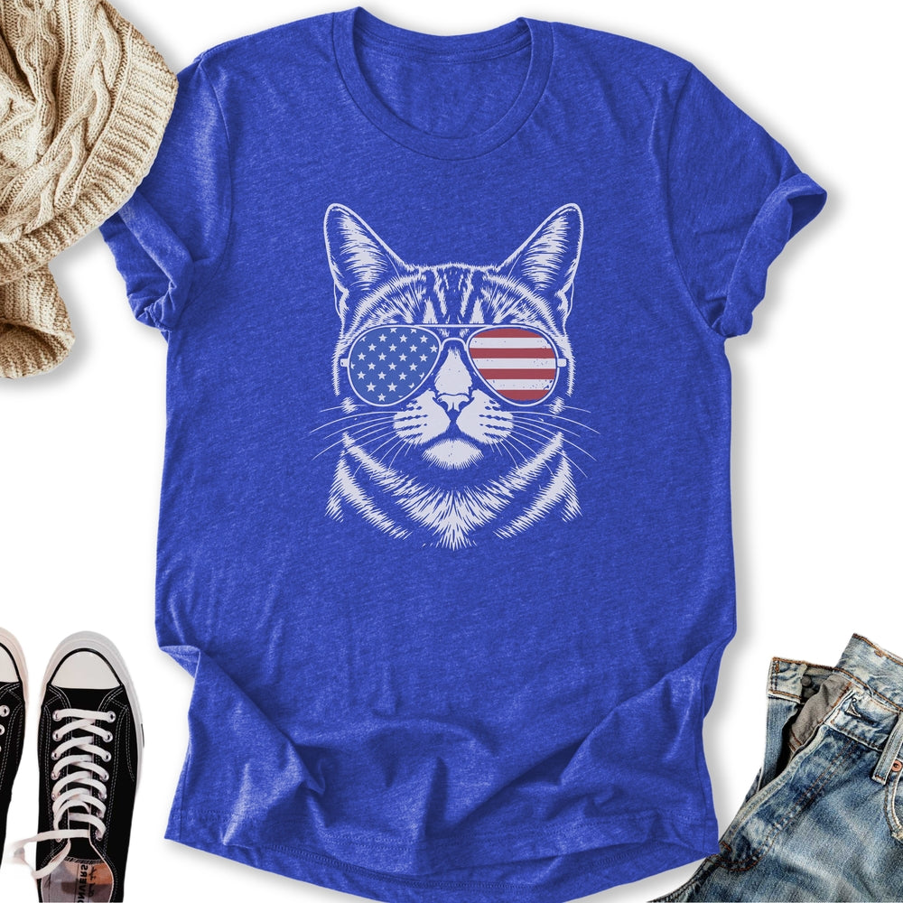 USA Aviator Cat T-Shirt
