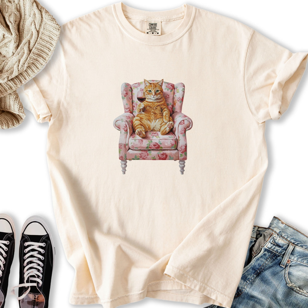 Orange Tabby Chair T-Shirt