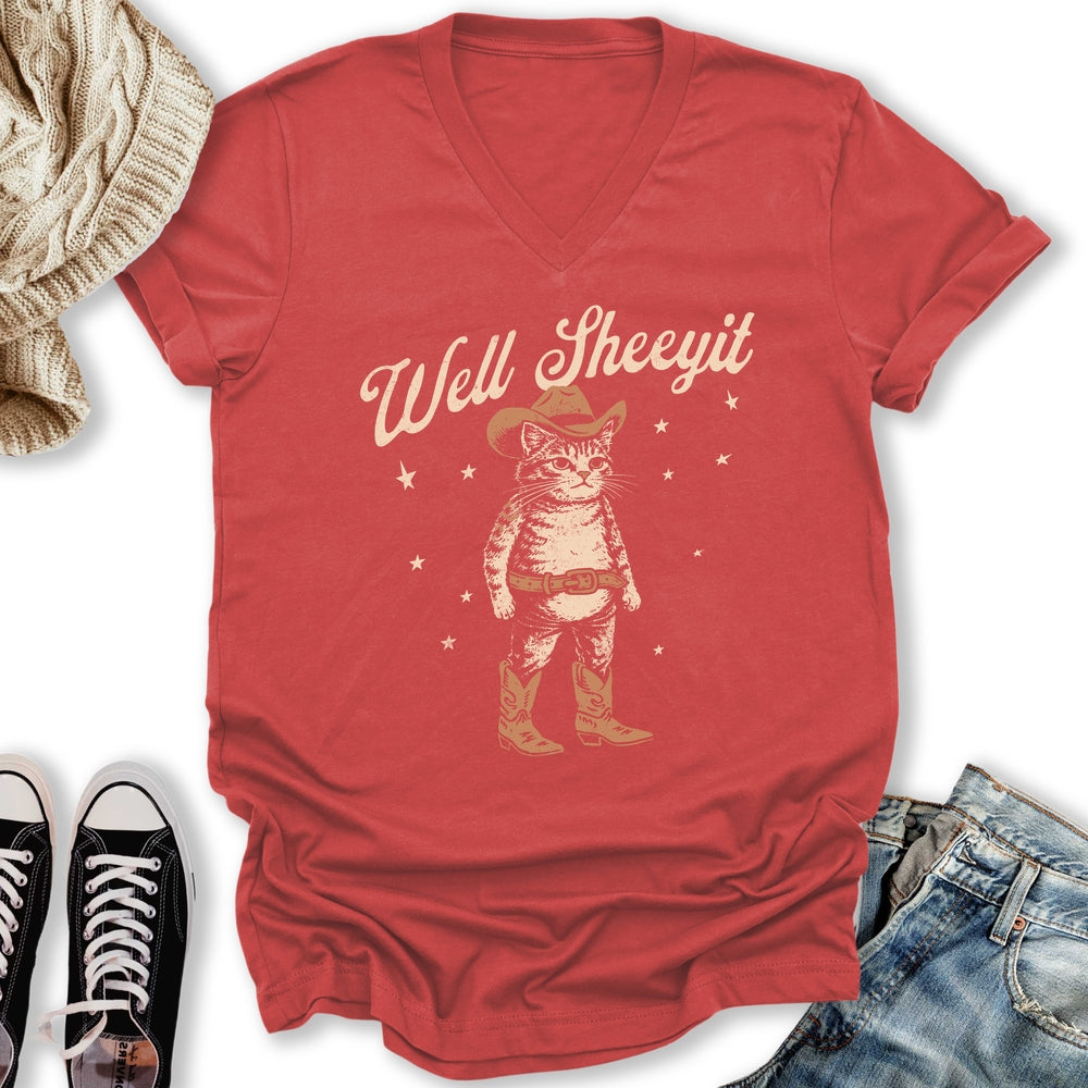 Well Sheeyit V-Neck Tee