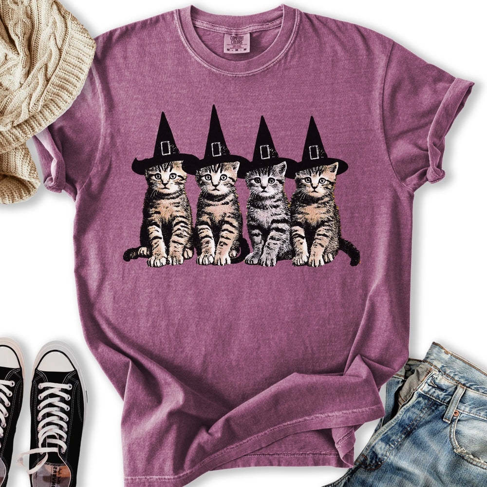 Vintage Halloween Cats Relaxed Tee