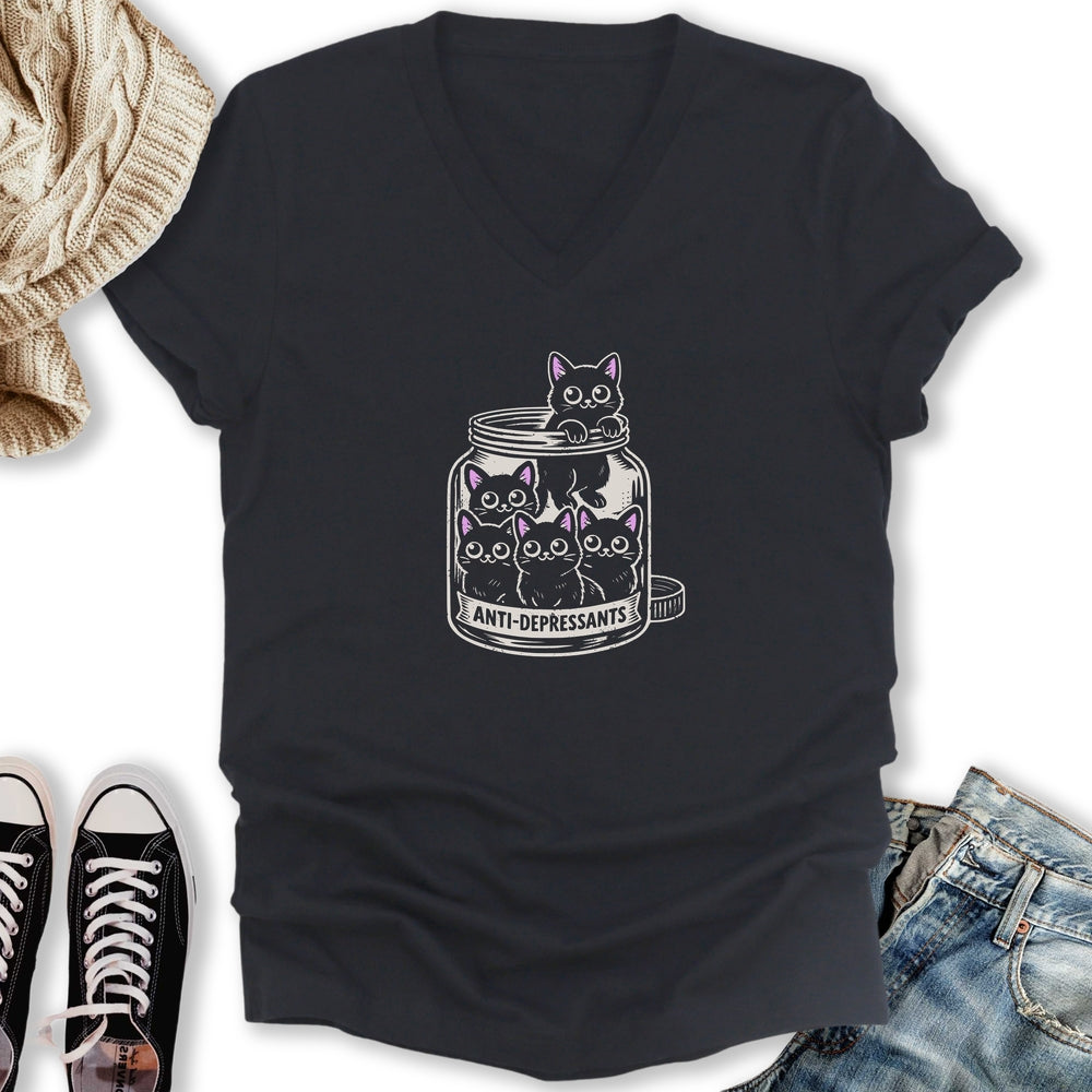 Antidepressants V-Neck Tee
