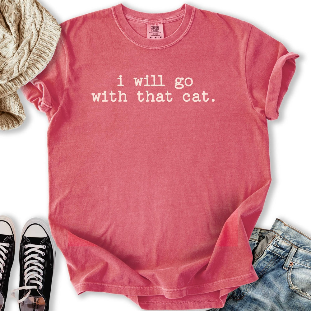 Go With That Cat Relaxed Tee