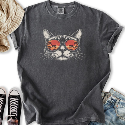 Sunset Cat Relaxed Tee