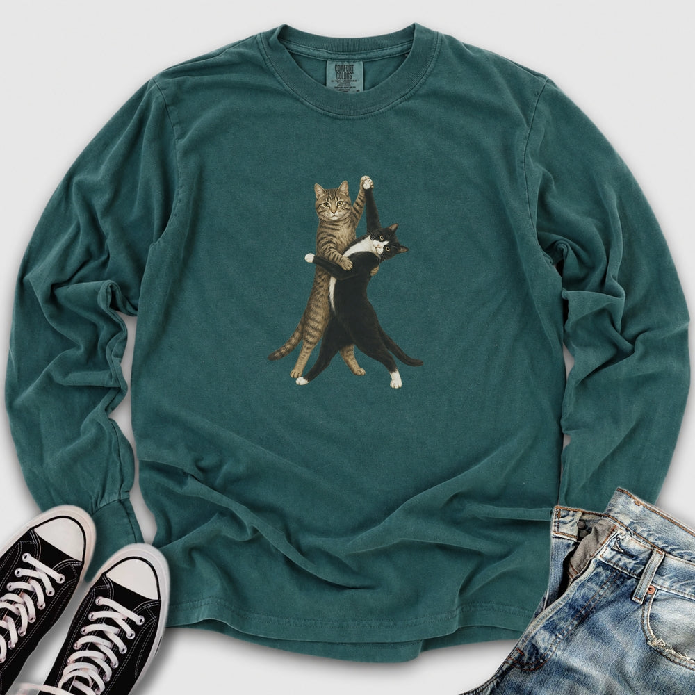 Ballroom Cats Long Sleeve Tee