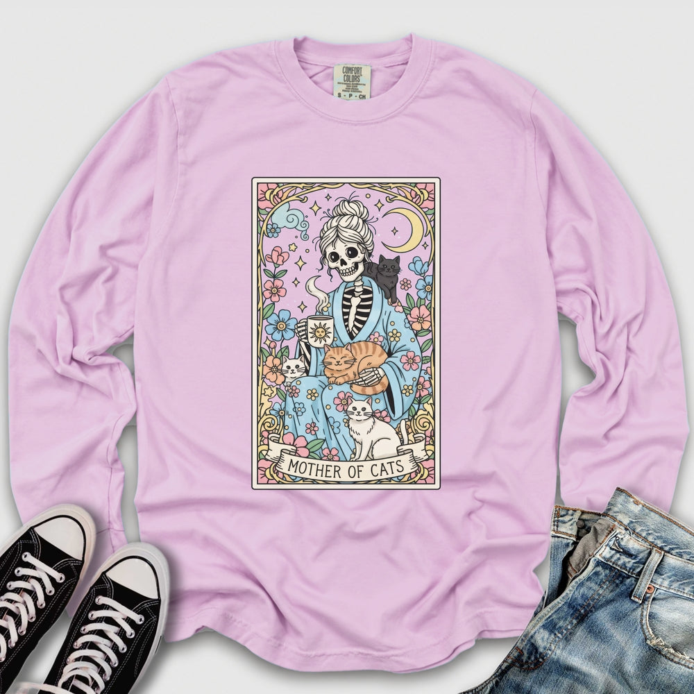 Mother of Cats Tarot Long Sleeve Tee