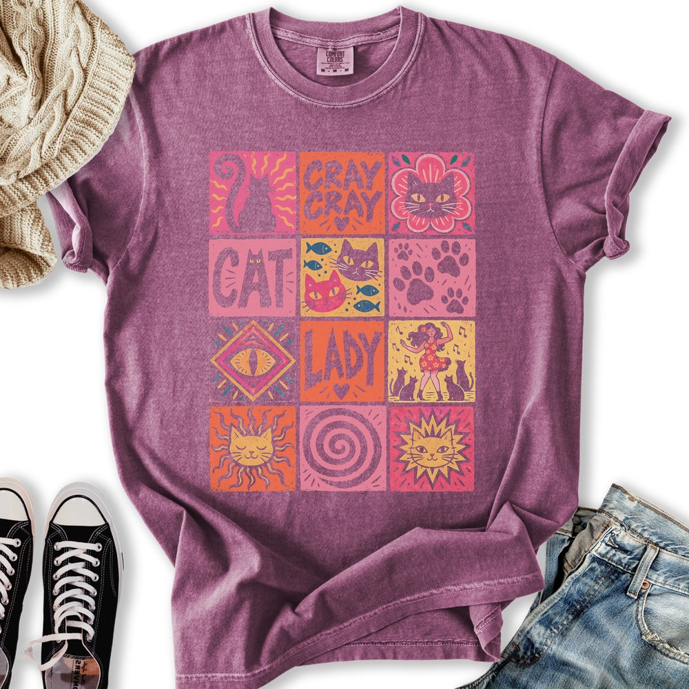 Cray Cray Cat Lady Relaxed Tee