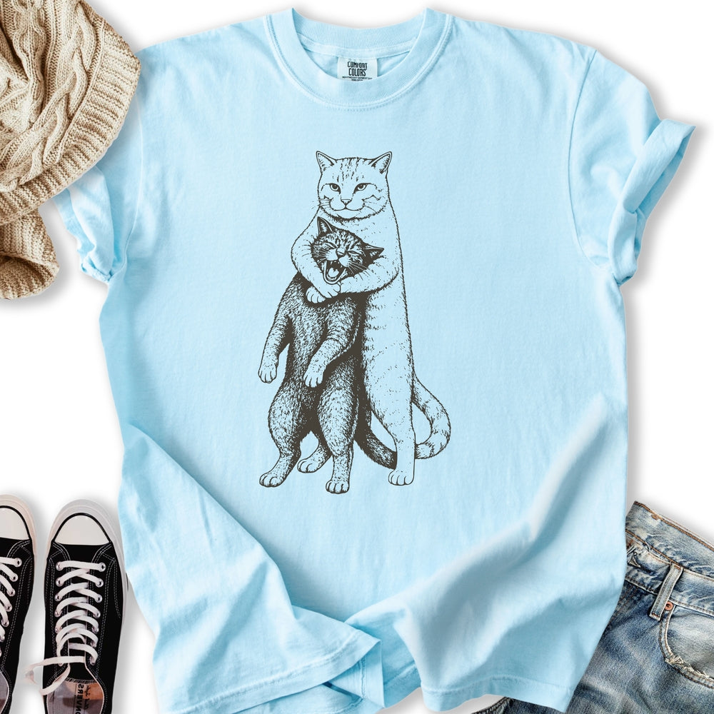 Headlock Cat Sketch Relaxed Tee