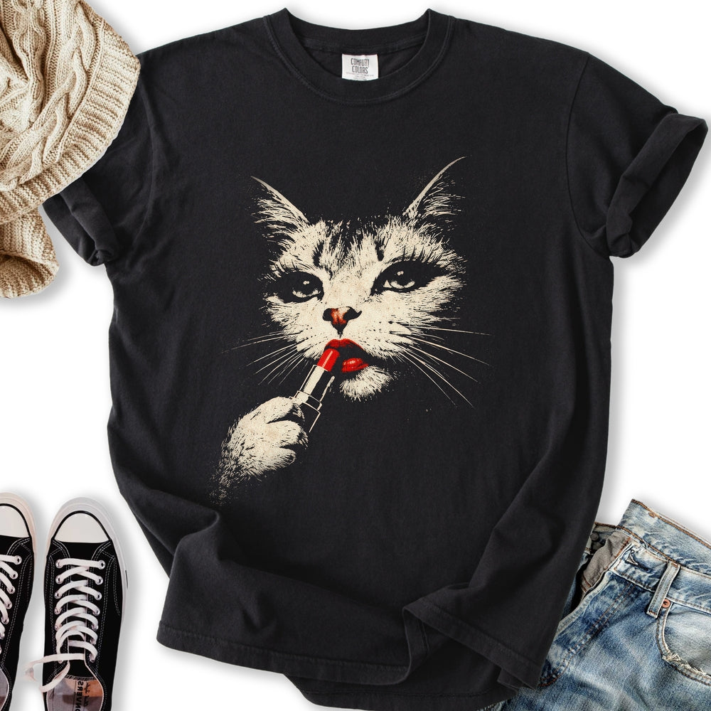Lipstick Cat T-Shirt