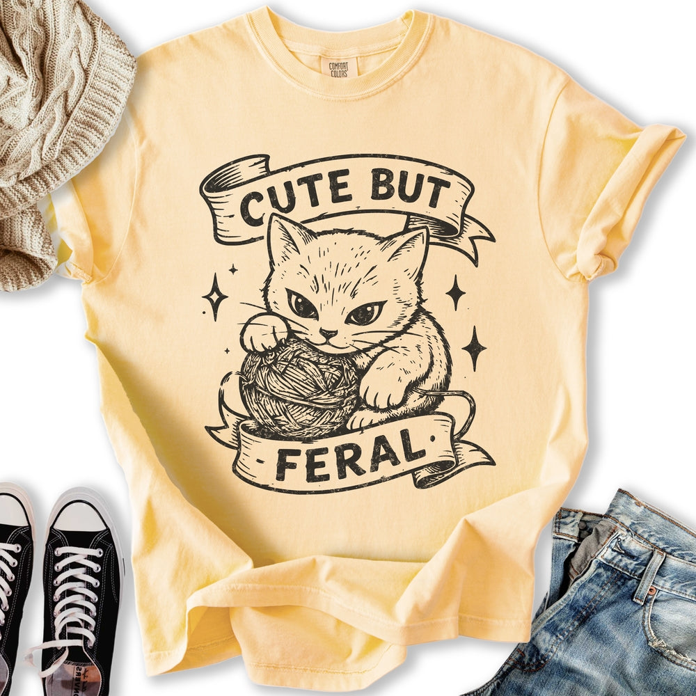 Cute But Feral Cat T-Shirt