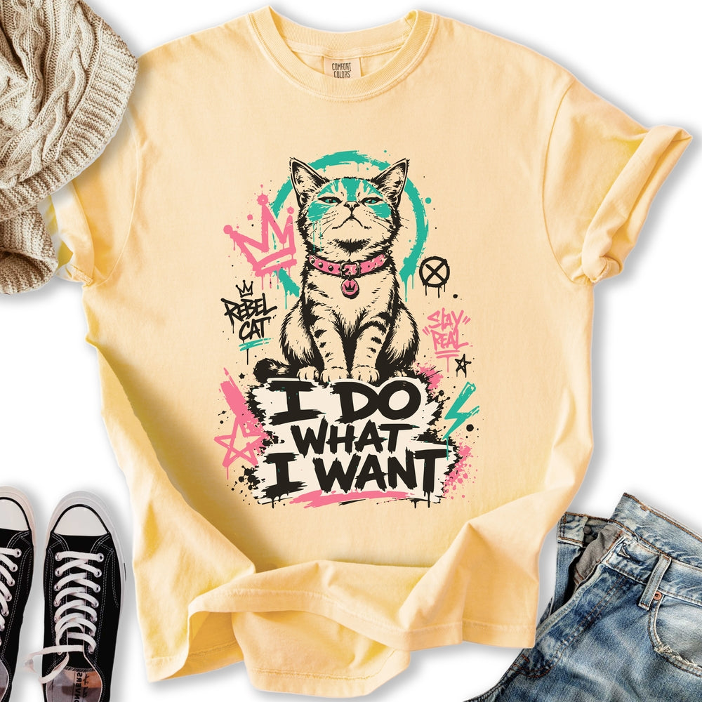 Streetart Cat T-Shirt