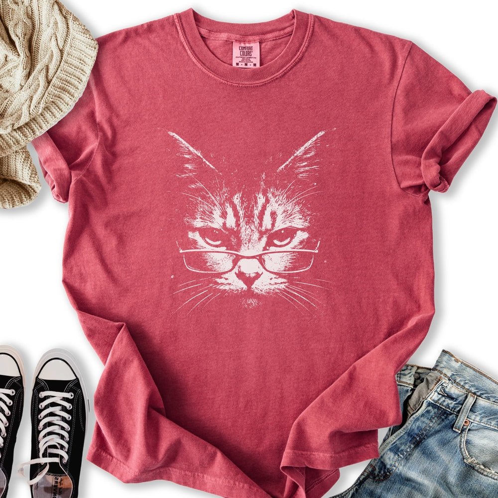 Cat Reader T-Shirt