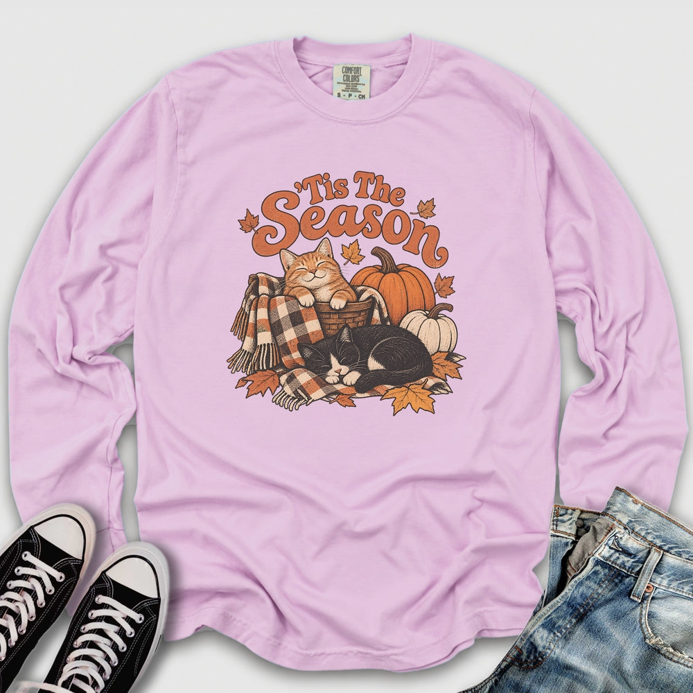 Tis The Season Cats Long Sleeve Tee
