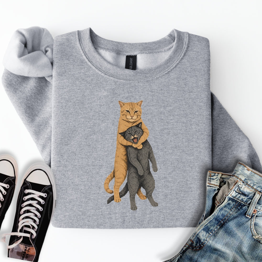 Cat Headlock Sweatshirt