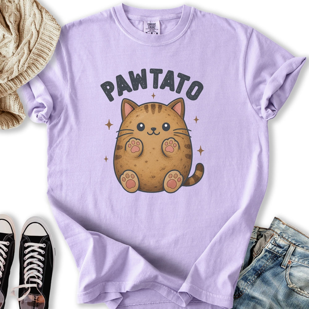 Pawtato Cat Relaxed Tee