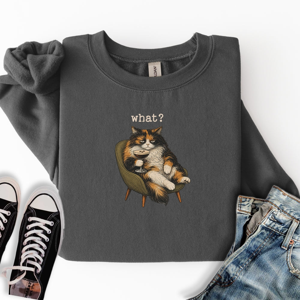 Grumpy Calico Cat Sweatshirt