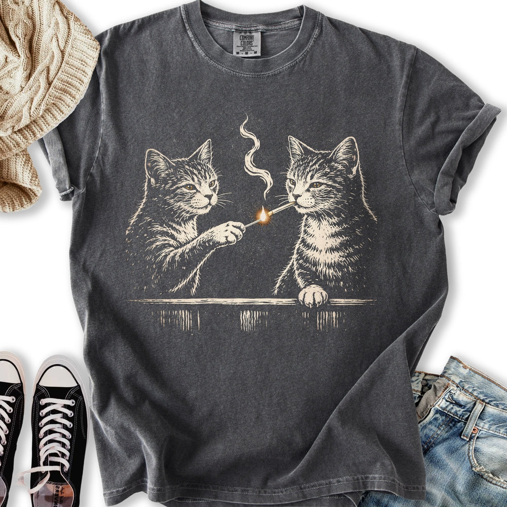 Smoking Cats T-Shirt