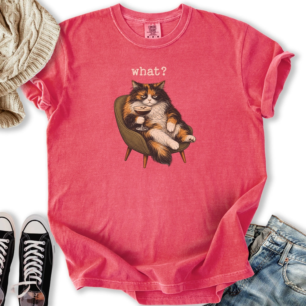 Grumpy Calico Cat T-Shirt
