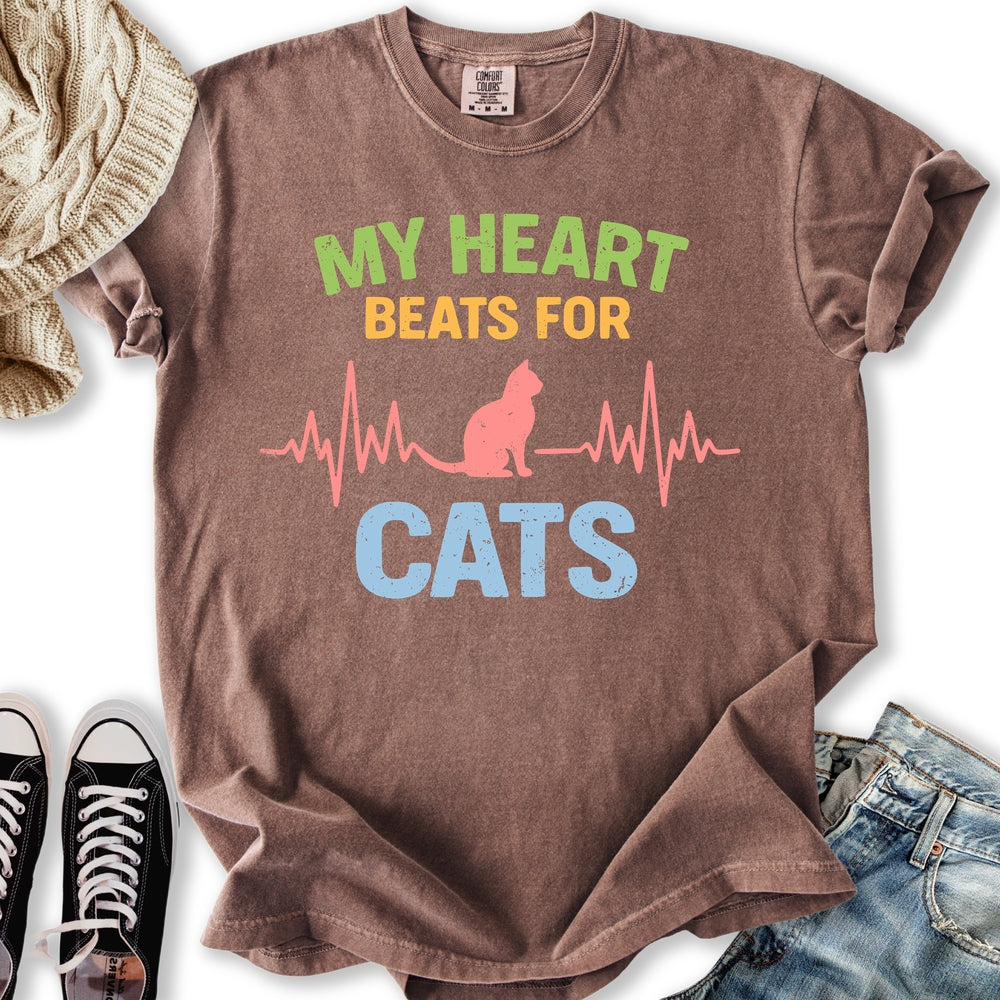Heart Beats for Cats T-Shirt
